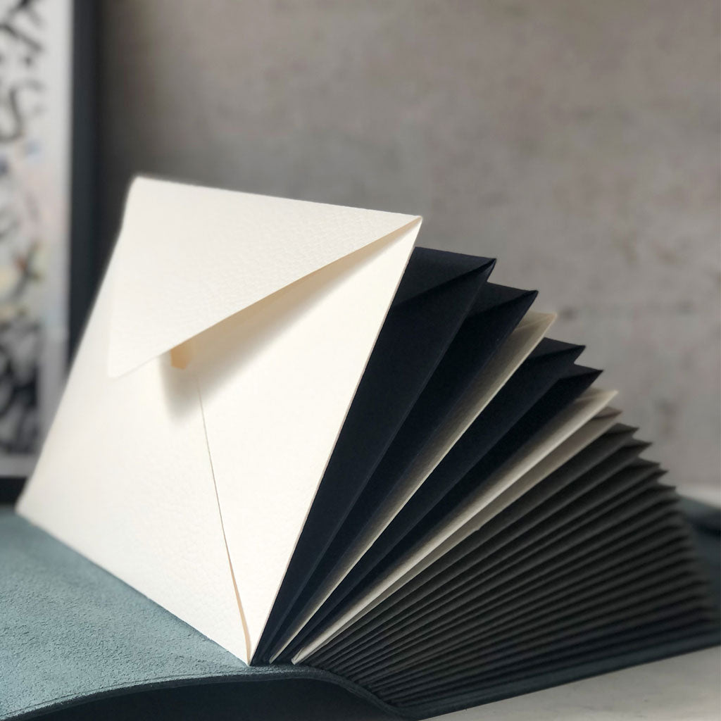 Memory Book With Leather Look Envelope Pages