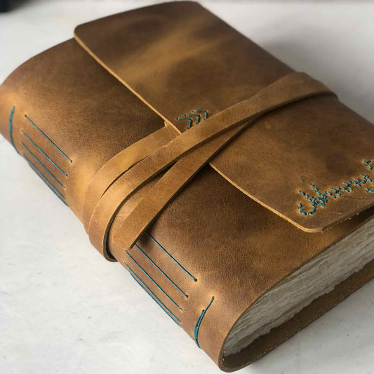 Watercolour Sketchbook Handbound With Khadi Cotton Rag Paper