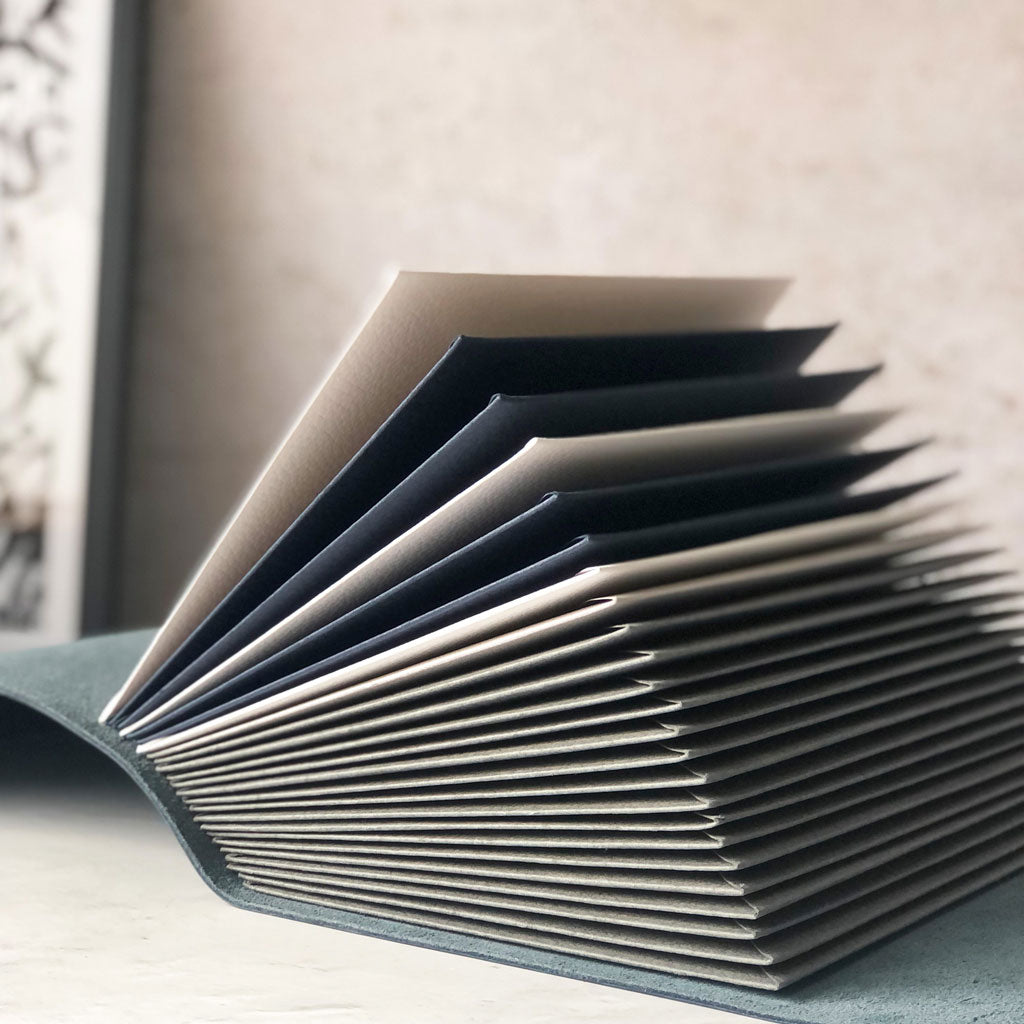 Memory Book With Leather Look Envelope Pages