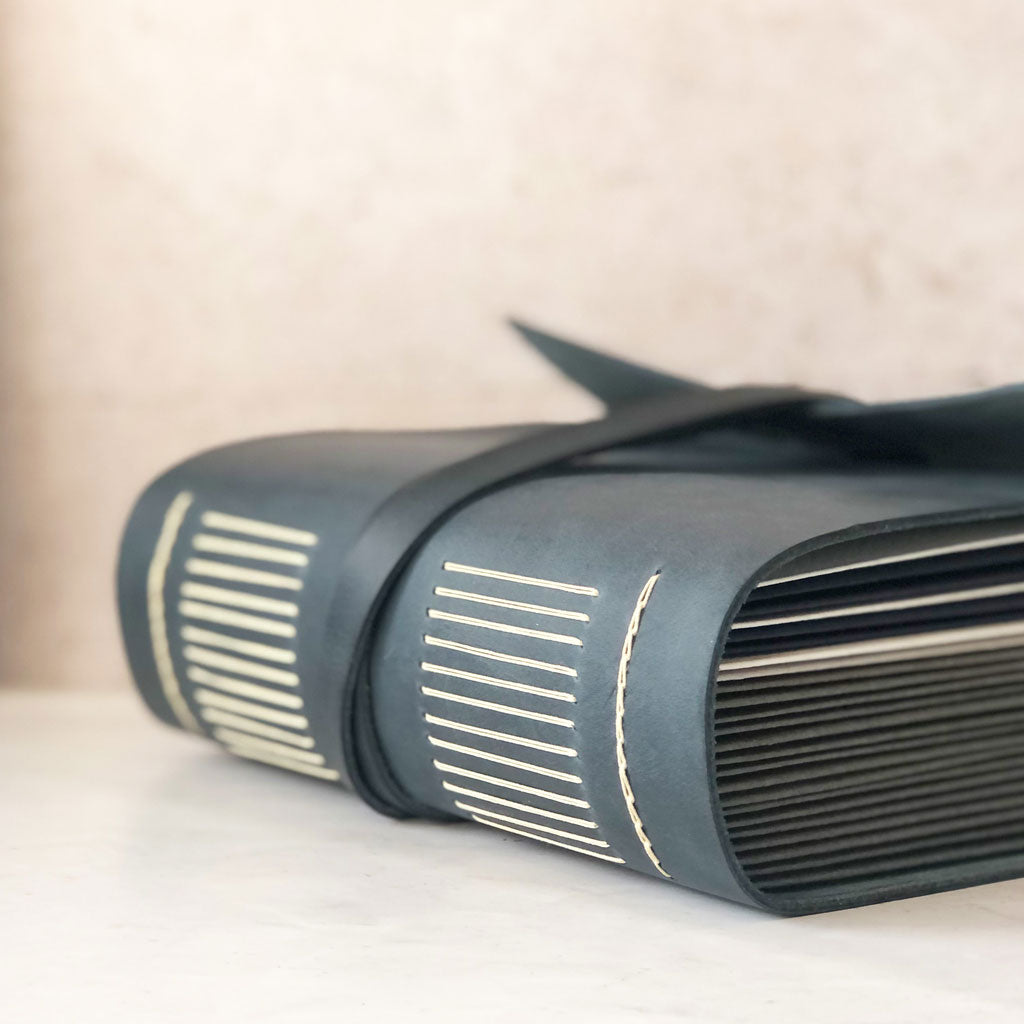 Memory Book With Leather Look Envelope Pages