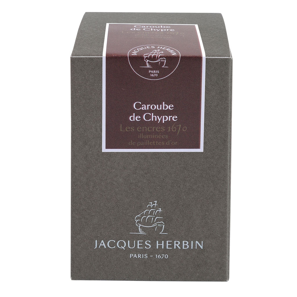 J Herbin 1670 Carob de Chypre Ink fountain pen ink box