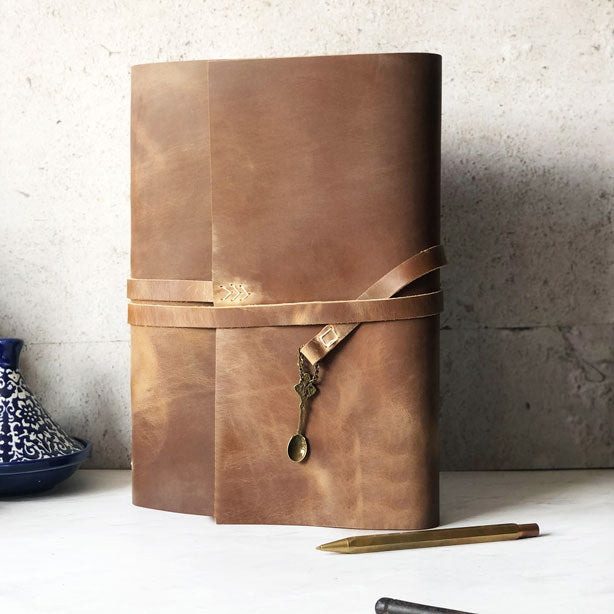Large Blank Recipe Book, Recipe Journal