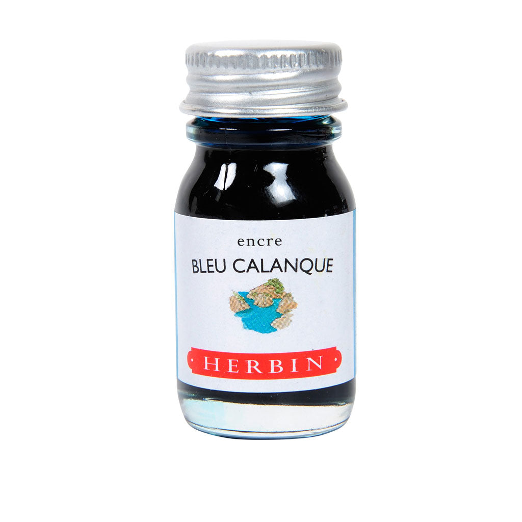 J Herbin Ink 10ml Bottle | Bleu Calanques