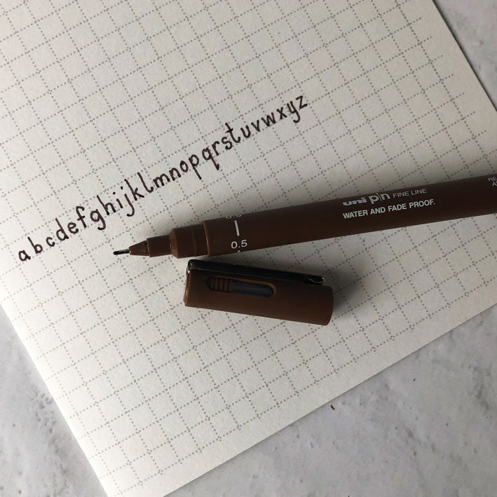 Fine Line Drawing and Writing Pen, Sepia