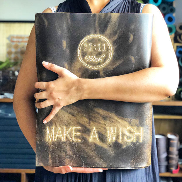 Leather Display Portfolio, Large Sketchbook, A3
