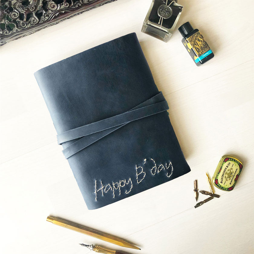 Leather Anniversary Gift, Birthday Journal