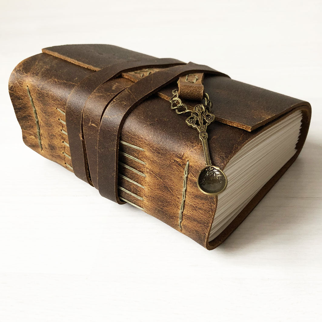 Personalized Blank Recipe Book with Kraft Brown Pages