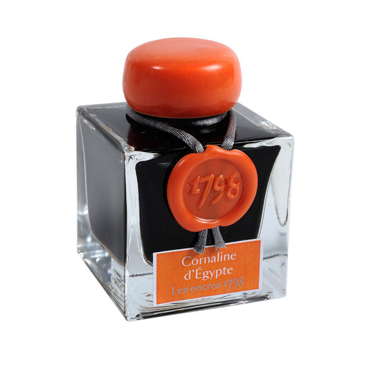 J Herbin 1670 Coraline d'Egypte calligraphy Ink bottle
