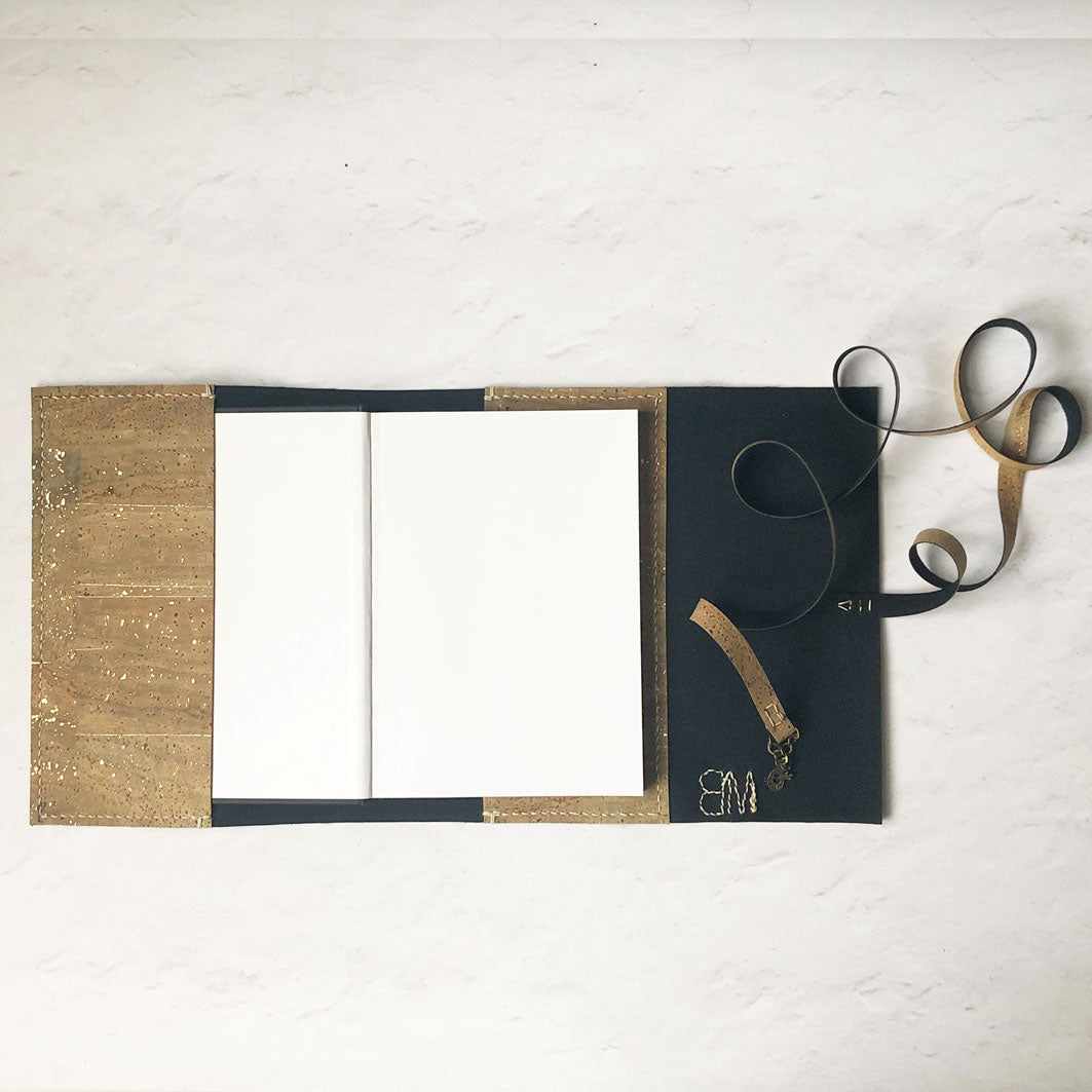 Personalised Faux Leather Sketchbook Cover
