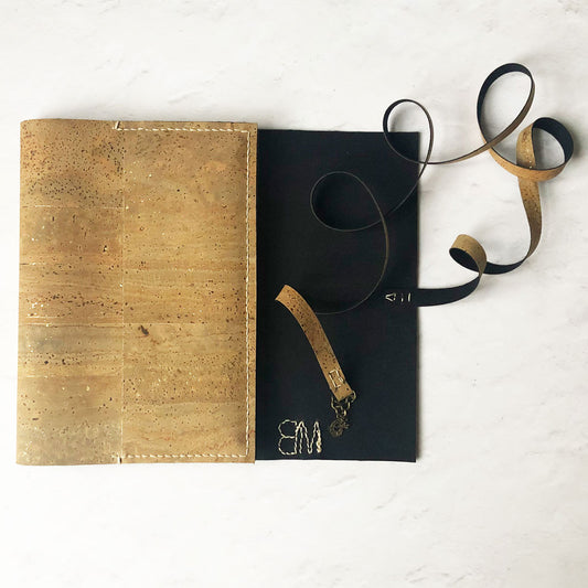 Personalised Faux Leather Sketchbook Cover