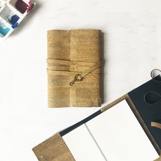 Personalised Faux Leather Sketchbook Cover
