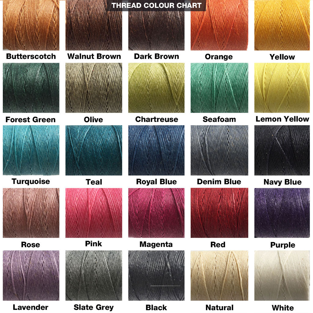 Thread colour chart