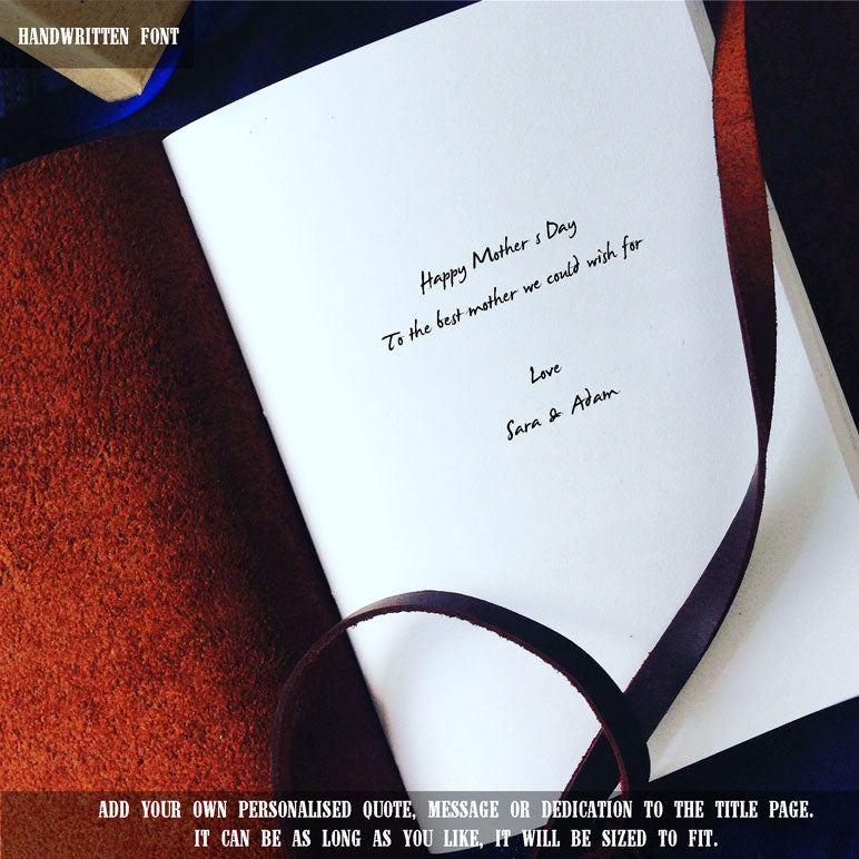 Custom Title Page, Dedication Page Add On