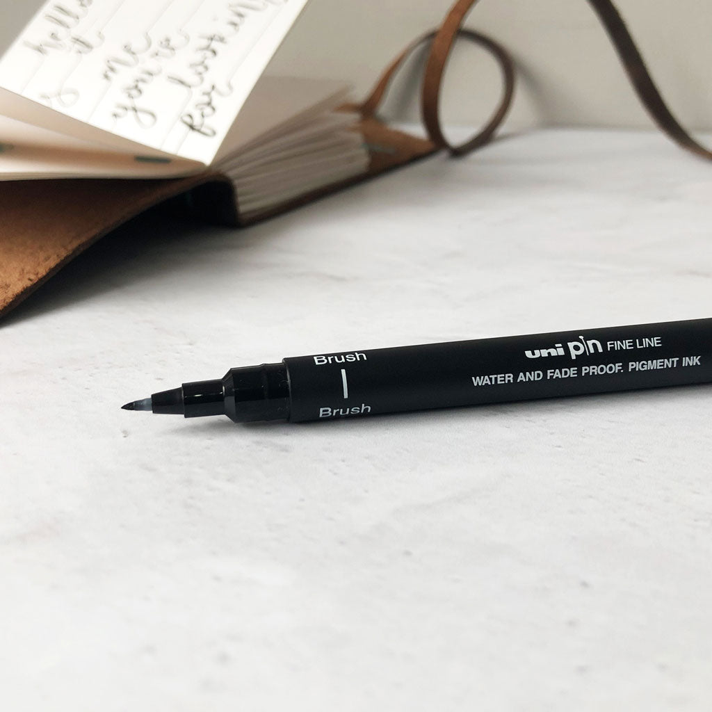 3 Pack Uni Pin Fine Line Pen 0.5mm Sepia Brown – Indigo Artisans