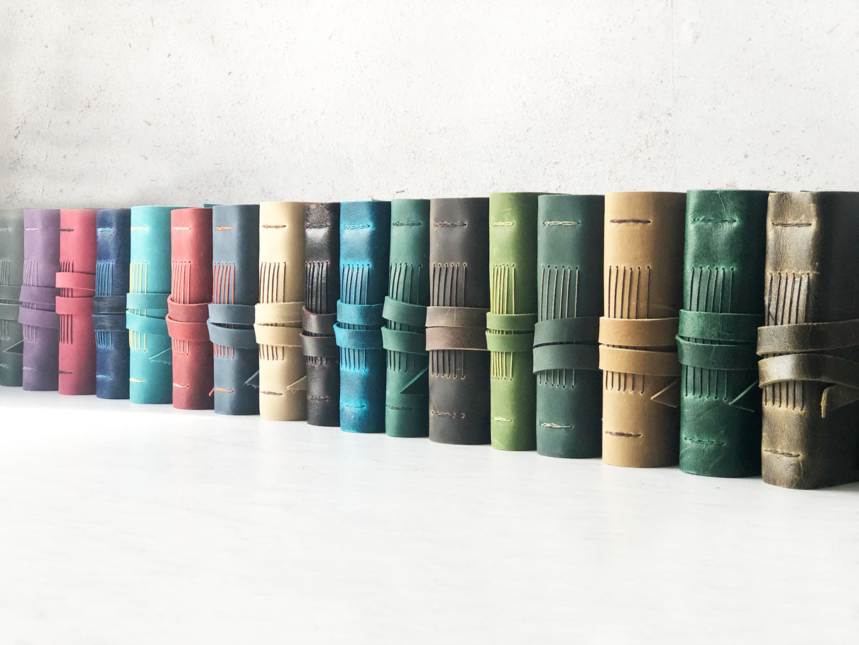 Personalised Leather Notebook, Sketchbook
