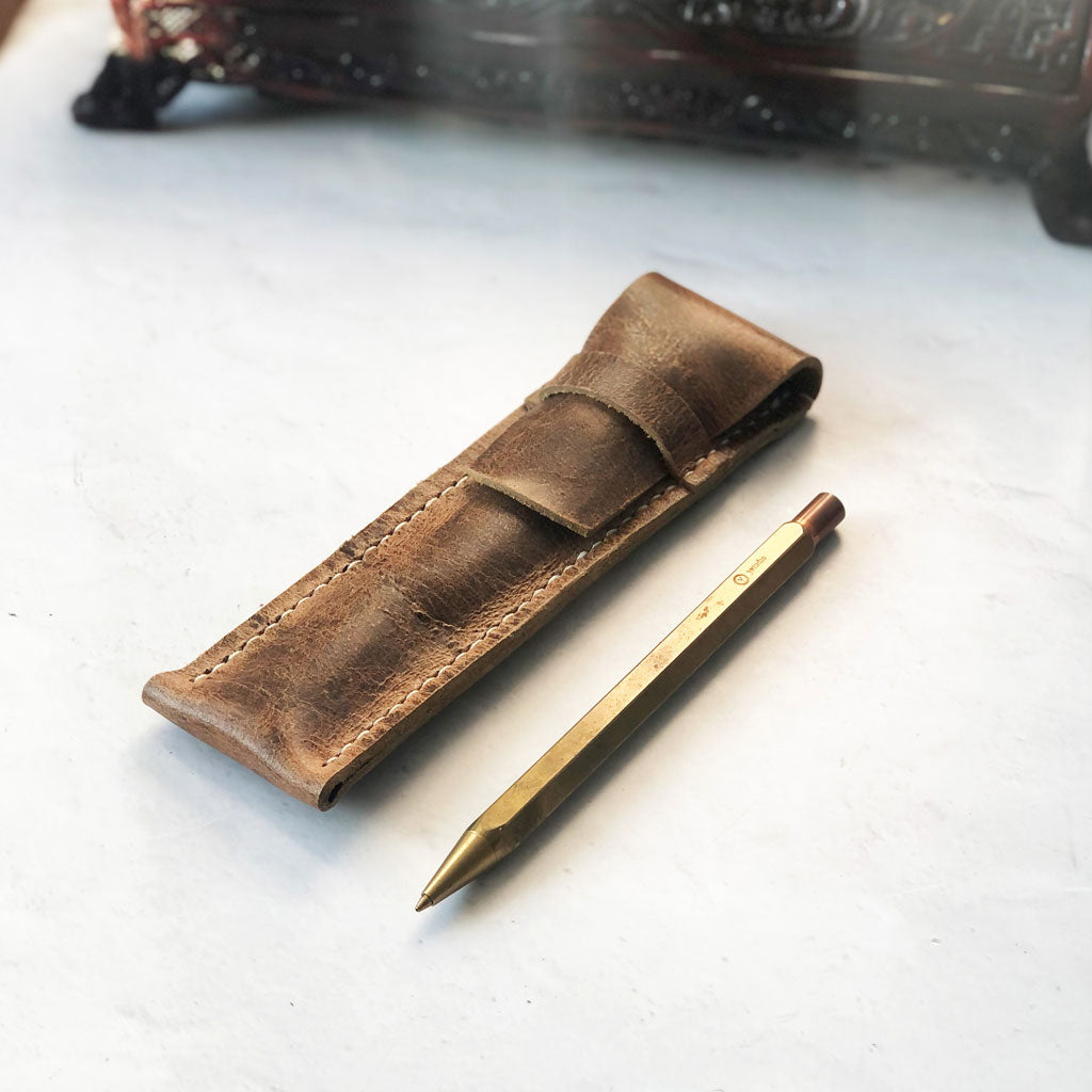 Leather Pen Case, Fountain Pen Case, Gifts For Writers