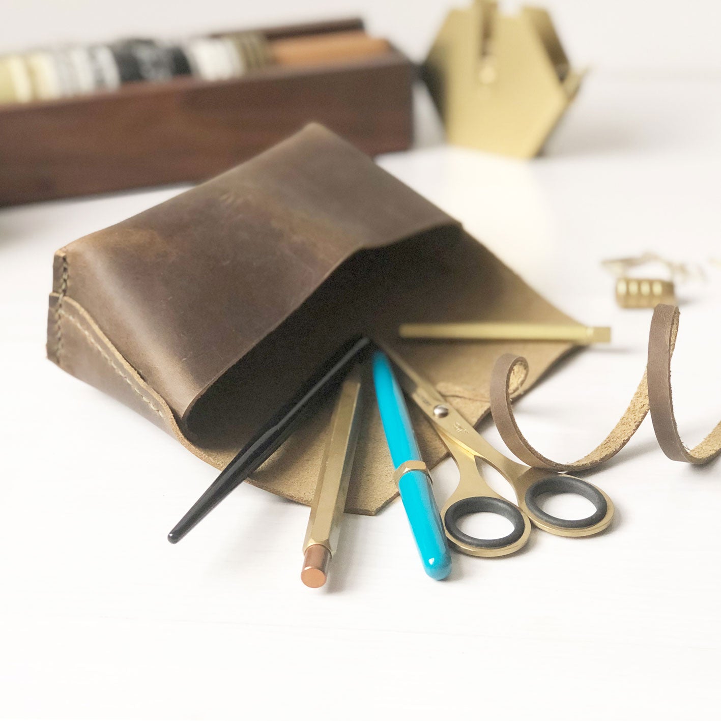 Leather Pen Case | Pen Pouch | Pencil Case