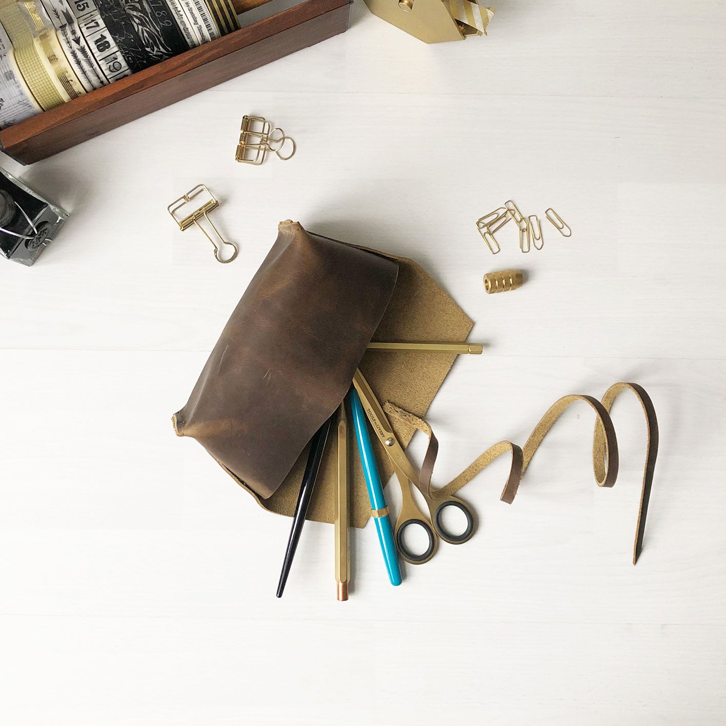 Leather Pen Case | Pen Pouch | Pencil Case