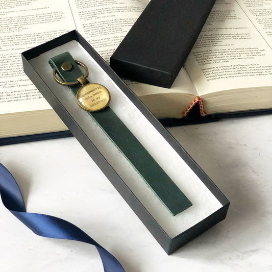 Personalised Bookmark With Quote Charm