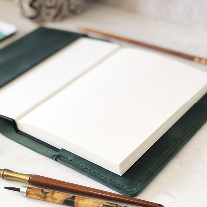 Refillable Leather Sketchbook Cover