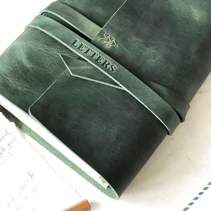 Letters To My Son Memory Book With Envelopes & Personalised Notecards