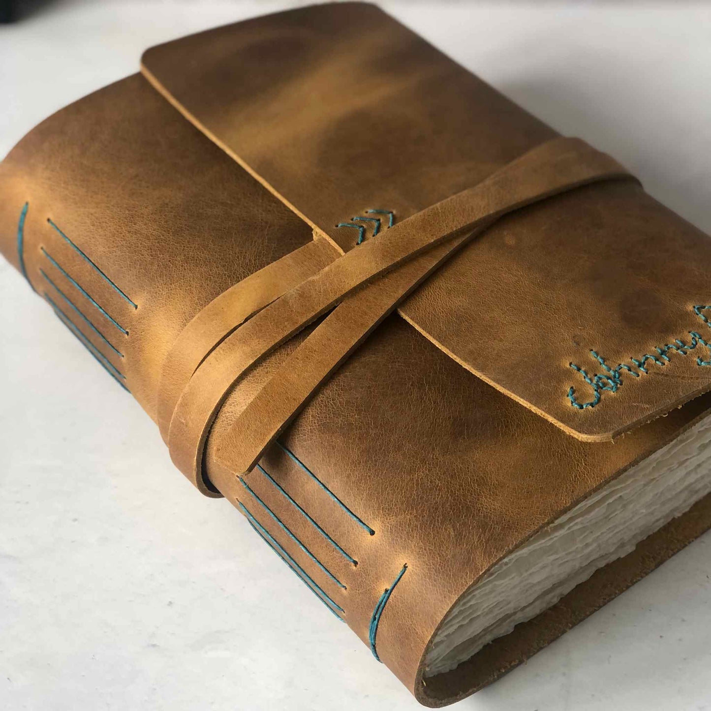 Watercolour Sketchbook Handbound With Khadi Cotton Rag Paper