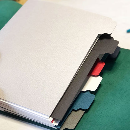 Leather Look Card Tab Page Divider Add On