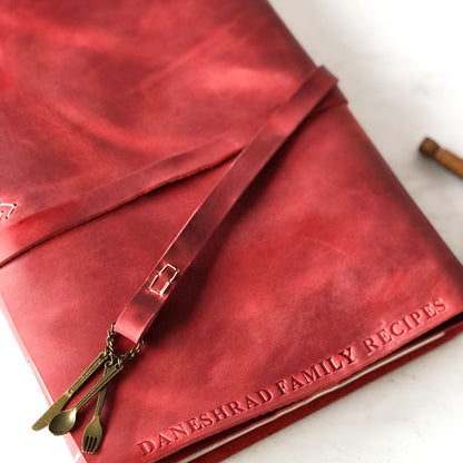A4 Large Recipe Book With Edge To Edge Cover