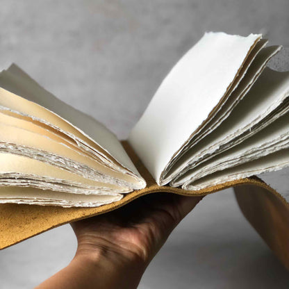 Watercolour Sketchbook Handbound With Khadi Cotton Rag Paper