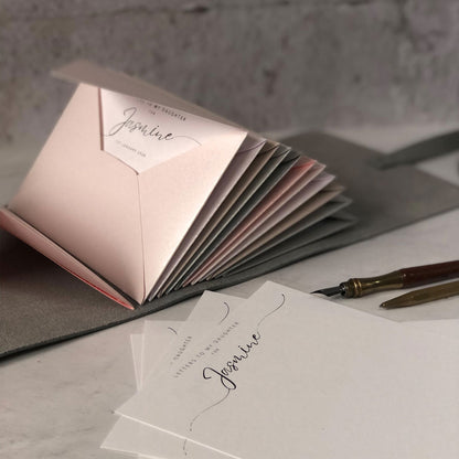 Letters To My Daughter Memory Book With Envelopes & Personalised Notecards