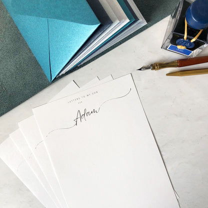 Personalised Notecard/Letter Inserts For Envelope Books