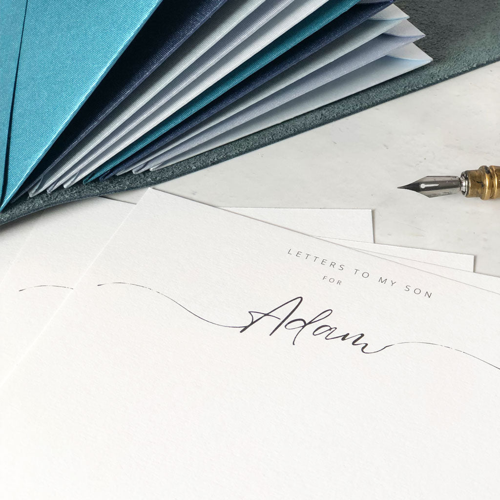 Personalised Notecard/Letter Inserts For Envelope Books