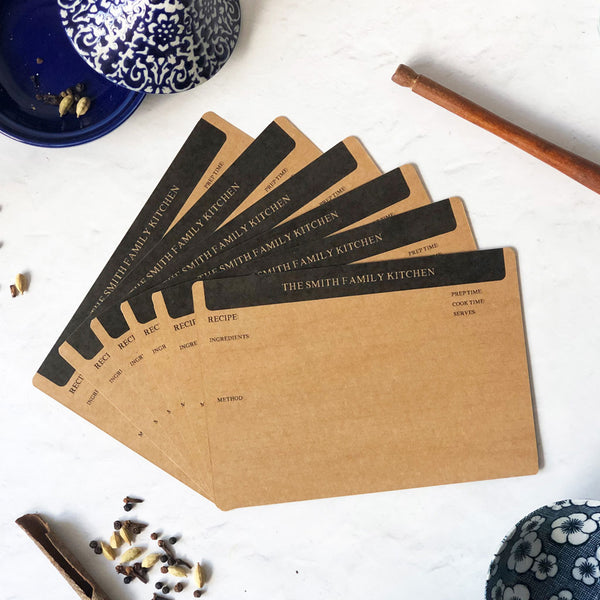 Blank Recipe Cards