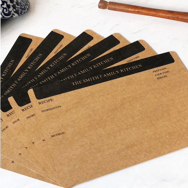 Blank Recipe Cards