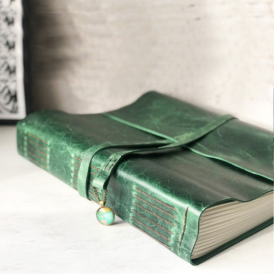 A3 Travel Scrapbook | Leather Scrapbook | Large Sketchbook