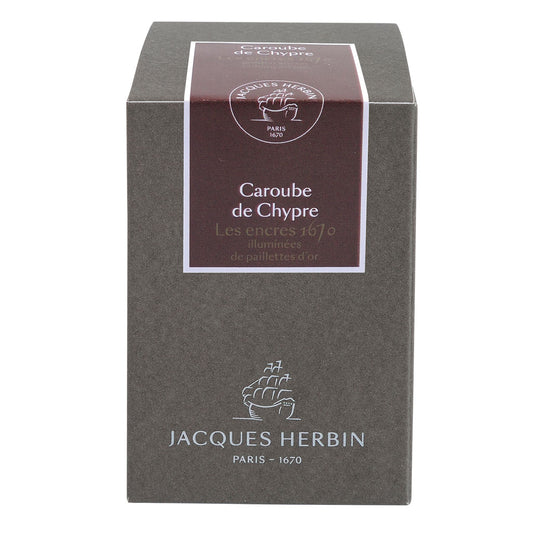J Herbin 1670 Carob de Chypre Ink fountain pen ink box