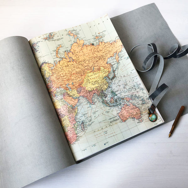 A3 Travel Scrapbook | Leather Scrapbook | Large Sketchbook