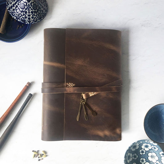 Large Blank Recipe Book, Recipe Journal
