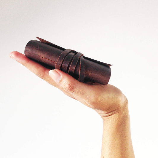 Mini Notebook, Leather