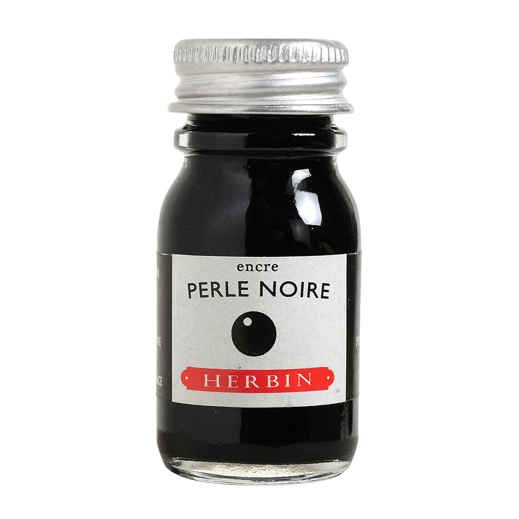 J Herbin Ink 10ml Bottle | Perle Noire