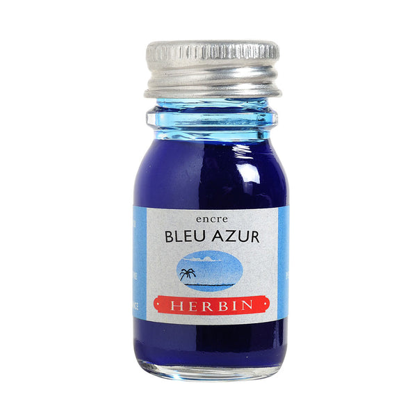 J Herbin Ink 10ml Bottle | Bleu Azur