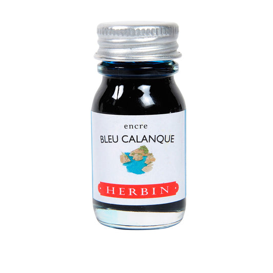 J Herbin Ink 10ml Bottle | Bleu Calanques