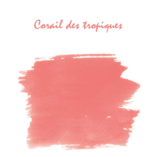 J Herbin Ink 10ml Bottle | Corail de Tropiques