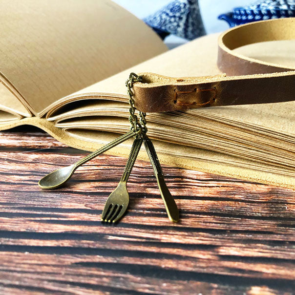 Personalized Blank Recipe Book with Kraft Brown Pages