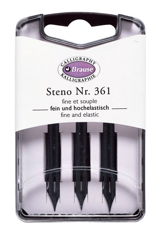 Brause 361 Steno Nib Set Of 3