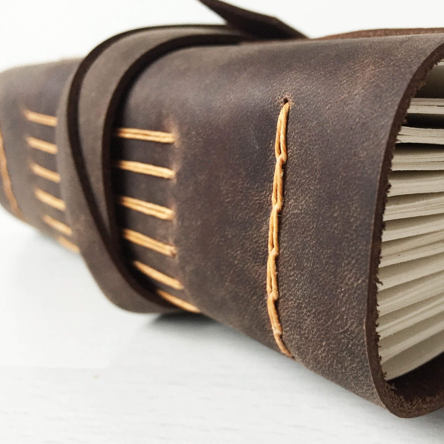 To Travel Is To Live Personalized Leather Journal, CUSTOMISABLE, A6 & A5