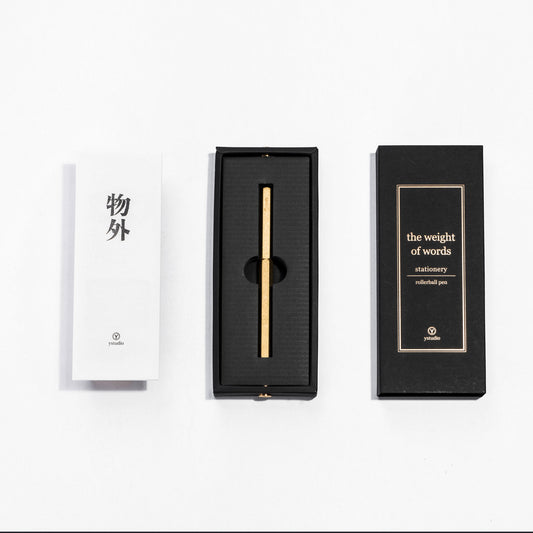 Ystudio Brass Rollerball pen