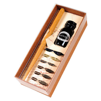 Calligraphy Writing Set with Nib Holder & 6 Nibs
