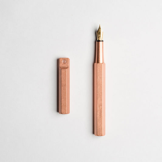 Ystudio Portable Fountain Pen Brass