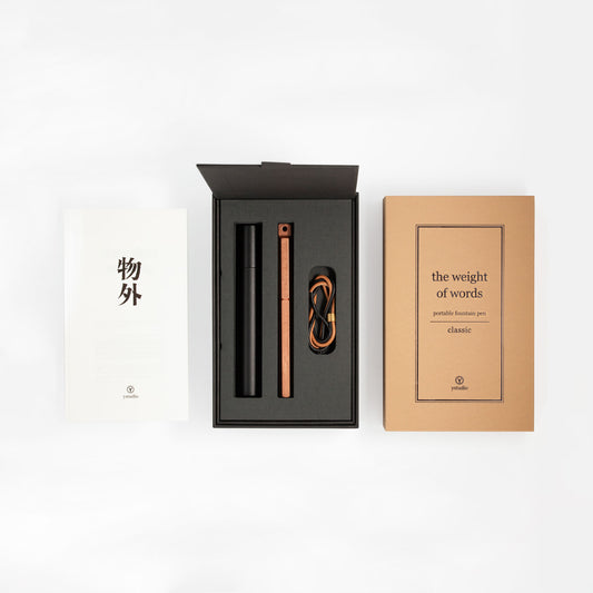 Ystudio Portable Fountain Pen Brass